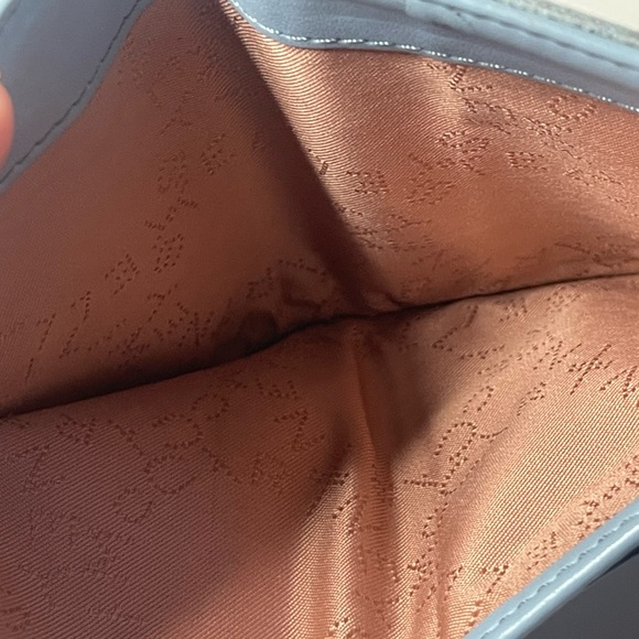 Stella McCartney Falabella Small Flap Wallet powder blue silver hardware - Picture 10 of 15